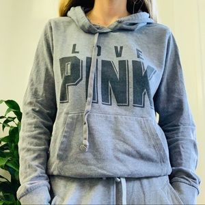 PINK sweatshirt with matching pants